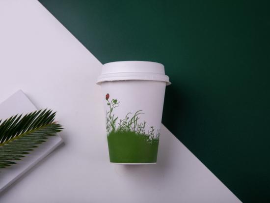 8oz biodegradable PLA coffee cup